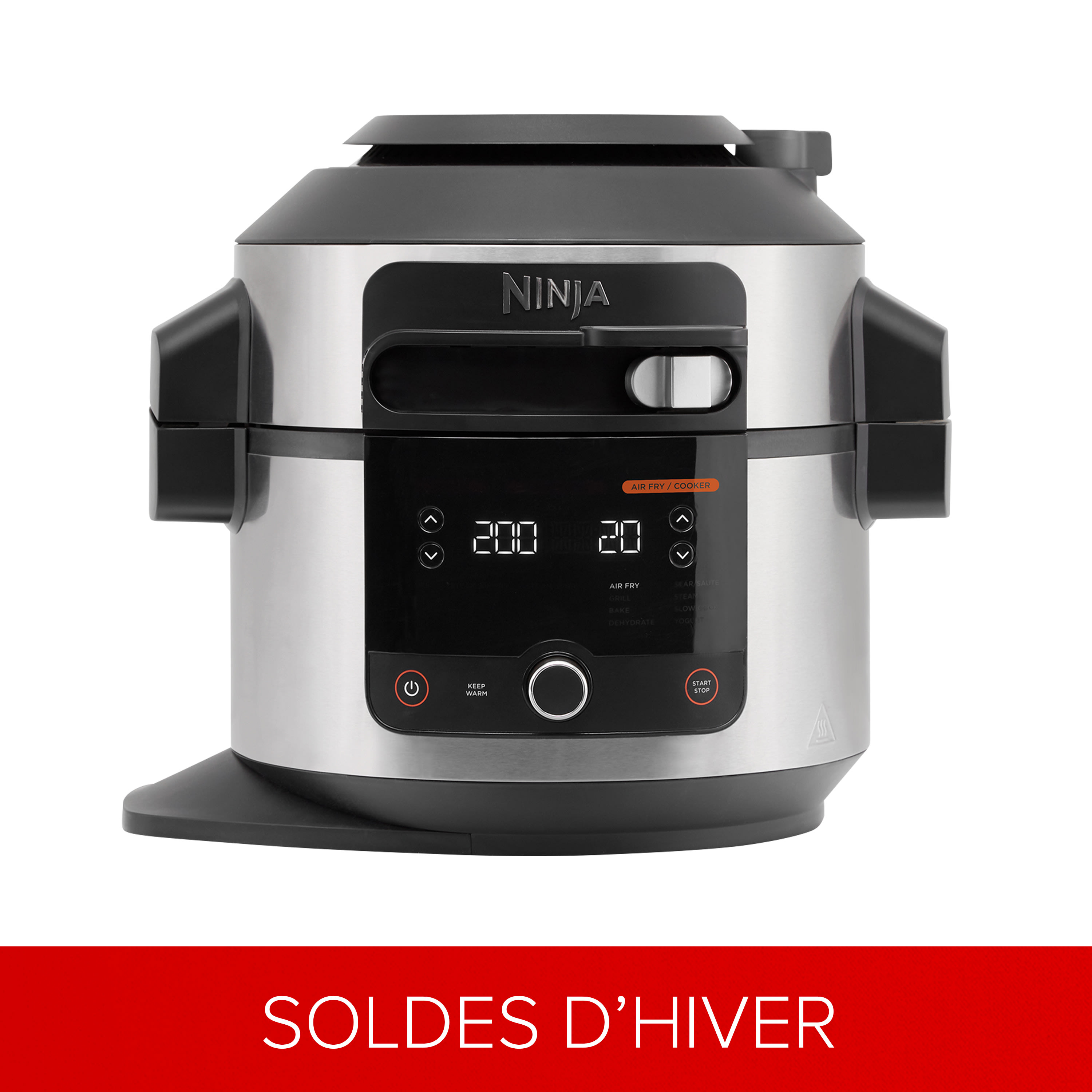Test, avis Ninja Foodi Max OP500EU : deux couvercles pour une